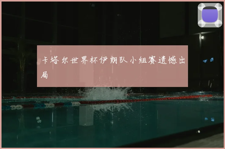 卡塔尔世界杯伊朗队小组赛遗憾出局